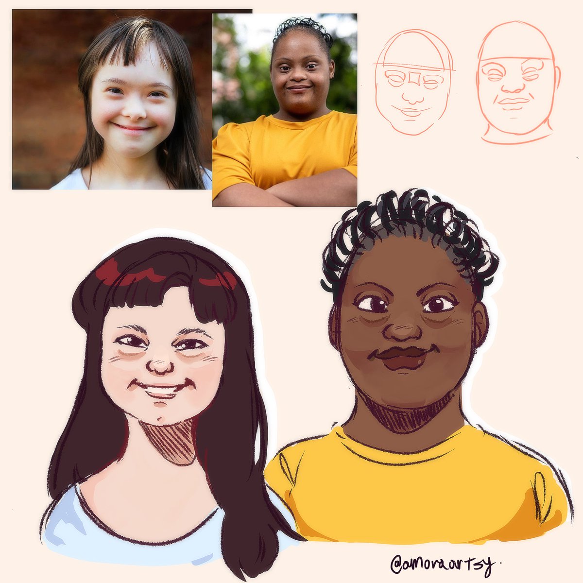 amoraartsy's tweet photo. Percebi que eu nunca desenhei uma pessoa com sindrome de down então fiz minha primeira tentativa hoje

Queria saber no que posso melhorar e caso eu tenha feito algo ofensivo eu apago este post na hora e tento melhorar na próxima https://t.co/fYAAVkG0tT