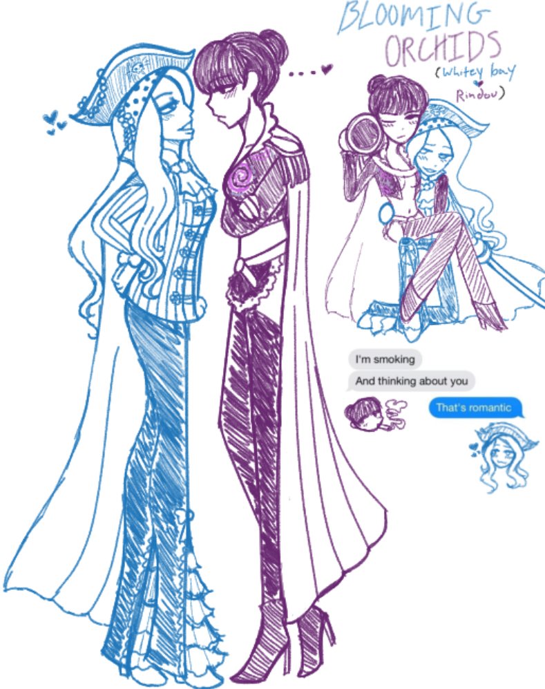 LocalCasket's tweet photo. I never shared this sketch of my rarepair between my two specific favs whoopsieeee https://t.co/wQ8e7R3TvR