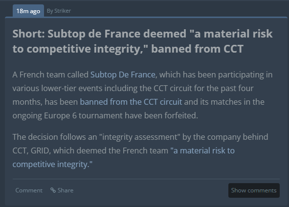 oqald's tweet photo. Tiens tiens tiens... Les suspicions qui traînaient depuis un bon moment ne sont peut-être pas si fausses, peu importe le drapeau, le matchfix doit être pourchassé.

C'est la pire gangrène du TIER 3 CS. https://t.co/up8DfU7Sia