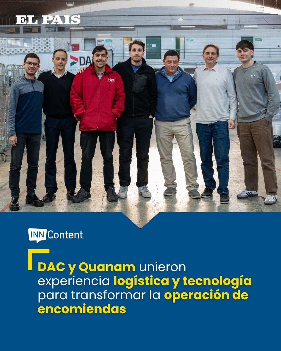 elpaisuy's tweet photo. DAC y Quanam desarrollaron una nueva plataforma de gestión de encomiendas que integra procesos, mejora la trazabilidad y fortalece la operación logística. Una alianza de casi cuatro años que combina experiencia logística y transformación digital.

🔗 Seguí leyendo en el siguiente link: https://t.co/n81euln0ny

#INNContent DAC