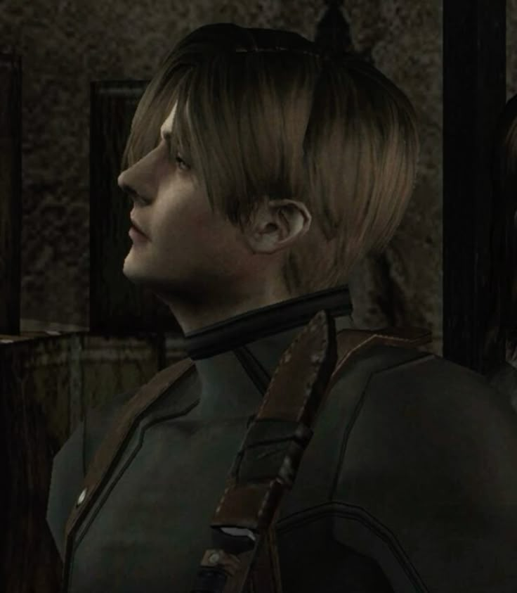 LE0NKISSER's tweet photo. i miss re4og leon so much. i miss his goofy jokes https://t.co/YSEjv7FArC