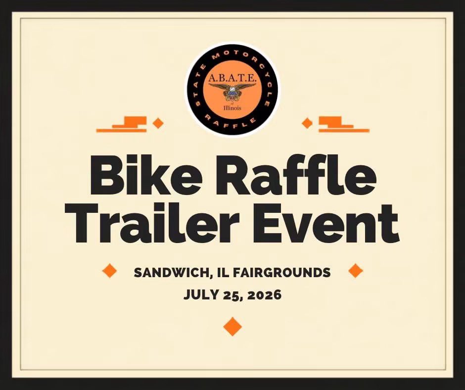 ABATEofIllinois's tweet photo. Get out and get a book of tickets for your chance to win one of the multiple prizes!
#ABATEIL #twill ๐ https://t.co/y64OpBVfHS