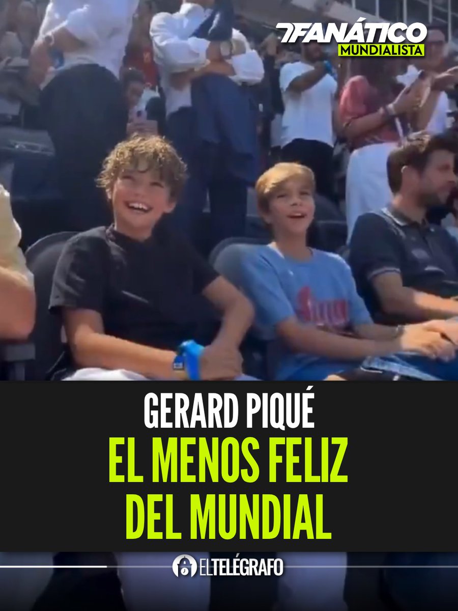 FanaticoEc_'s tweet photo. #Tendencias | ¡Ni porque ganó España! El ex de Shakira apareció junto a sus hijos y no se mostró muy feliz escuchando Dai Dai. #LéaloEnET: https://t.co/3VjShUP5Wj https://t.co/jTHuDUCP0m