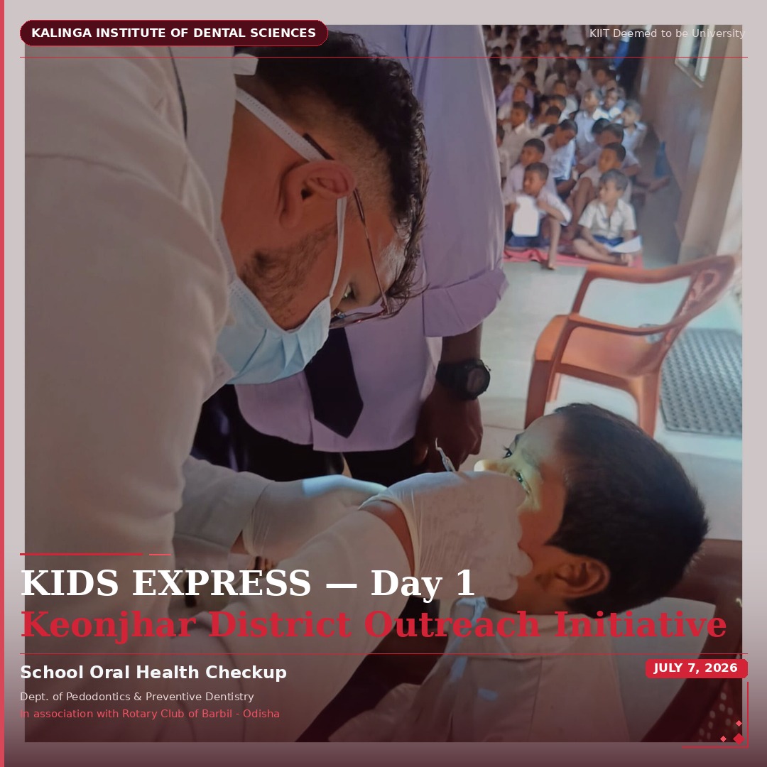 KIITDental's tweet photo. KIDS Express- Day 1 — Keonjhar 

400 underprivileged children screened, treated &amp; educated at Serenda, Barbil by Dept. of Pedodontics, KIDS, KIIT with Rotary Club of Barbil, Odisha.

Grateful to Honorable Founder Prof. Dr. Achyuta Samanta.

#KIDSExpress #KIIT #AchyutaSamanta https://t.co/YuovtX3qYF