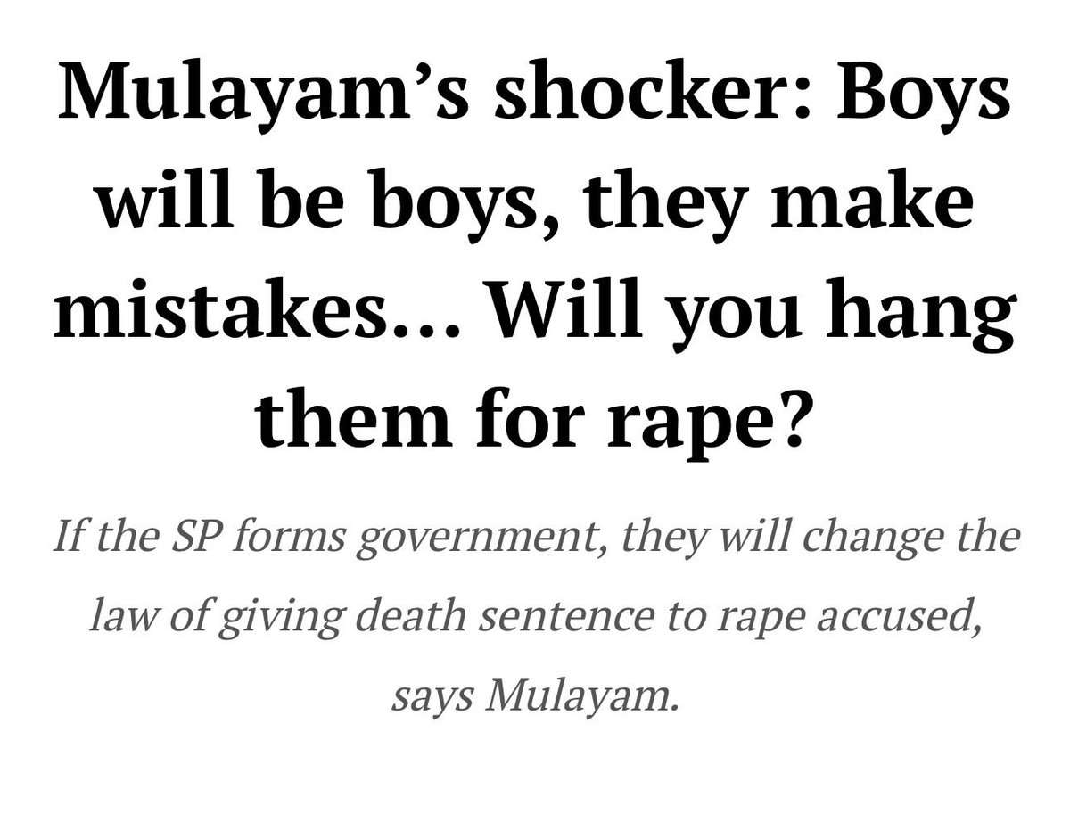 shambhav15's tweet photo. Samajwadi Party expressing concern for women’s safety lol https://t.co/P4So7Hf1eF