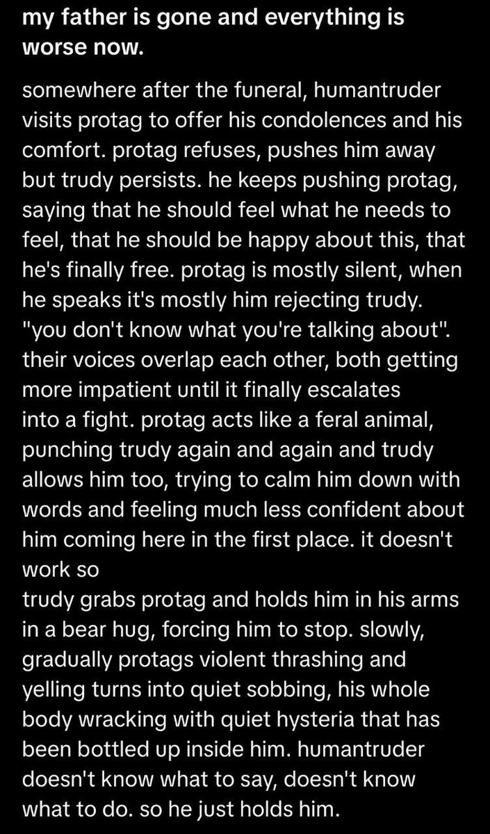 etrnlsolitude's tweet photo. my father is dead and everything is worse now.
#noimnotahuman #ninah #palegun https://t.co/p3g8Rwx3e8
