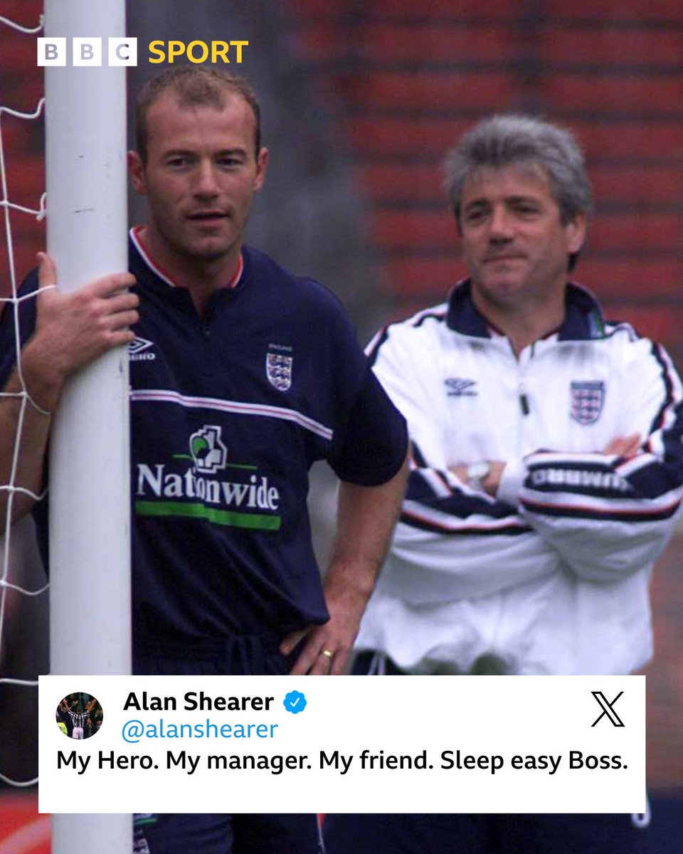 BBCMOTD's tweet photo. Alan Shearer has paid tribute to Kevin Keegan following the news of his passing ❤️

Keegan signed and managed Shearer at Newcastle, as well as working with him during his time as England manager. https://t.co/yBHtmgcu3V