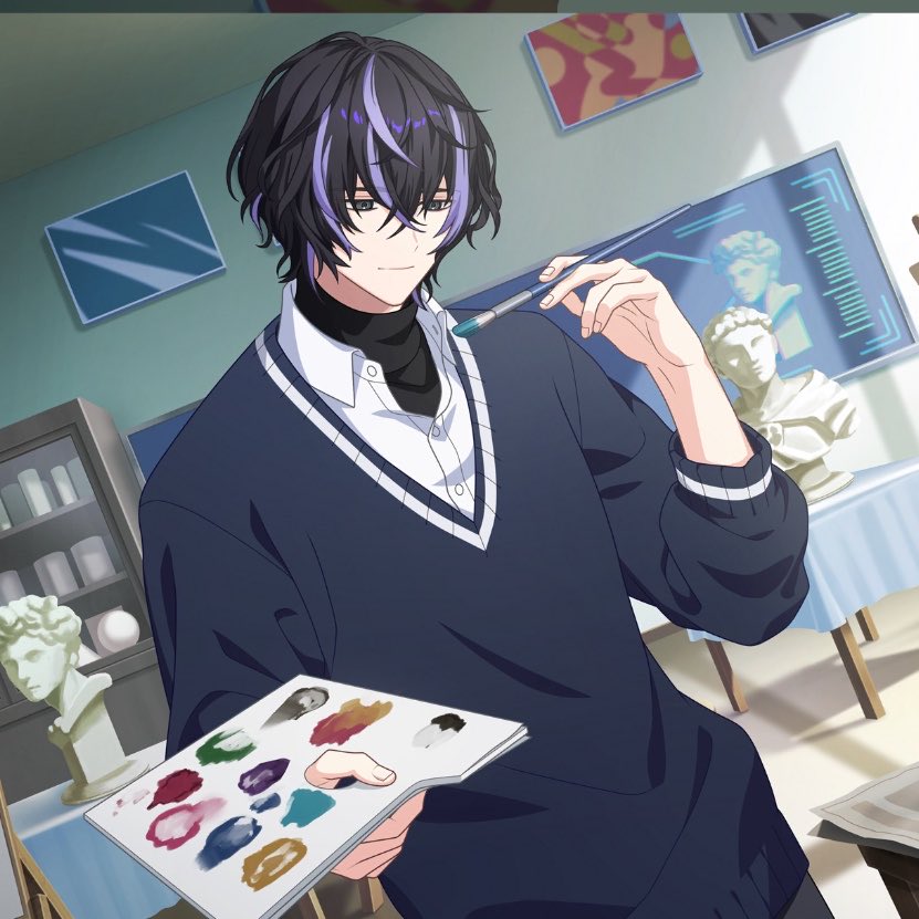 coco_46_'s tweet photo. 礼光さんにはあす高の校章ついてるけど季肋くんにはついてないから季肋くんのセーターはあす高のじゃないのかな https://t.co/2bB3nmcSIk