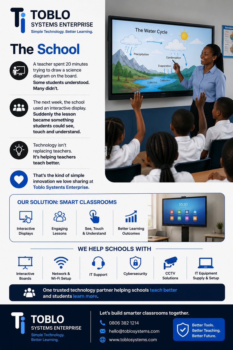 tobilanre's tweet photo. See. Touch. Understand. That’s how learning should be. Give your students the classroom experience they deserve with Toblo Systems. https://t.co/xLRv1iZAkq
