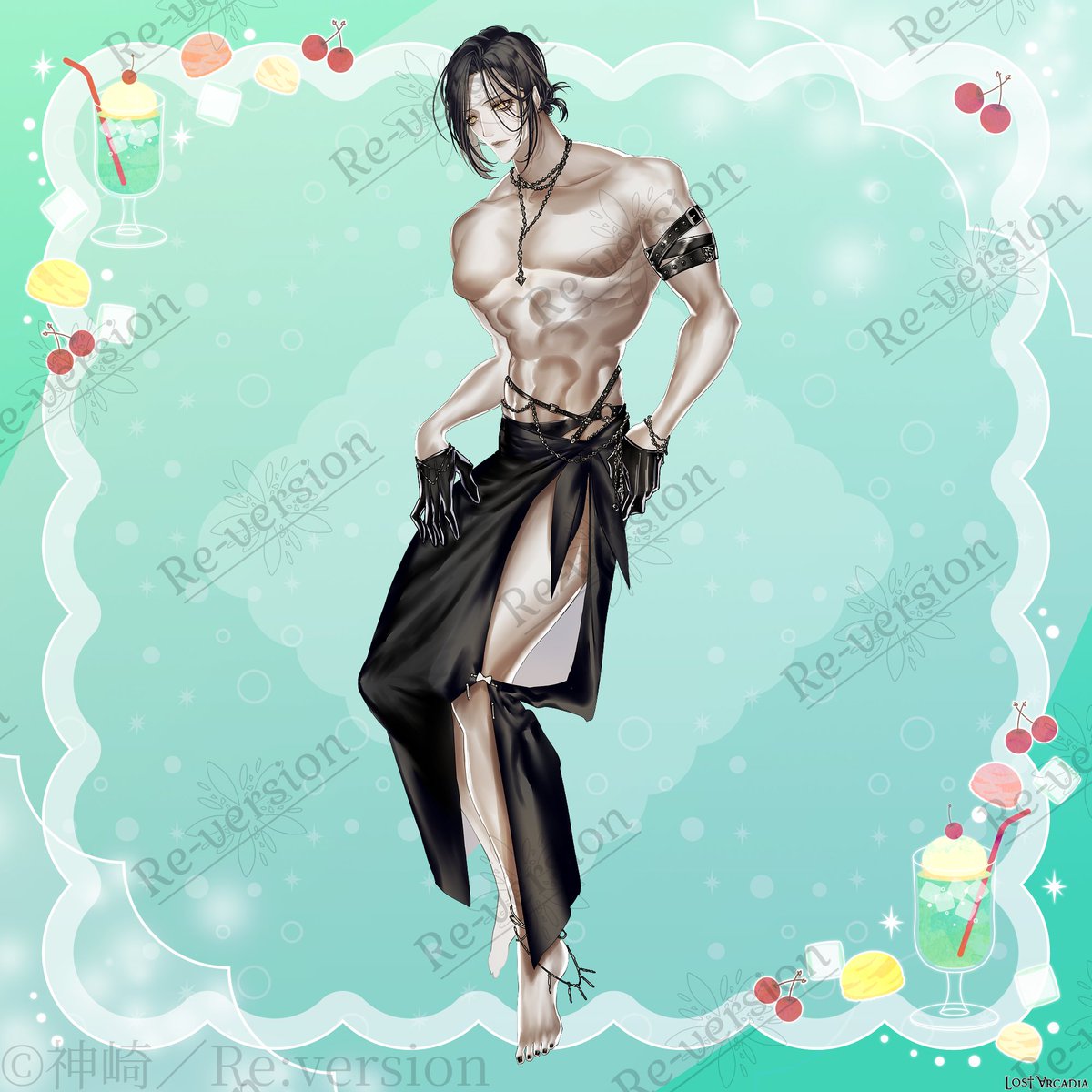 eveve_panicma's tweet photo. そろそろ私も貼り始めるか……！
まずはお兄ちゃん！
男のパレオというのが気になって飛び込んでみました！
ま、まずいよ……色気で妹が負けてしまう……！

『Lost Arcadia』（C）イヴリン・ルイス/神崎様/Re:version https://t.co/uD6JKD0slR