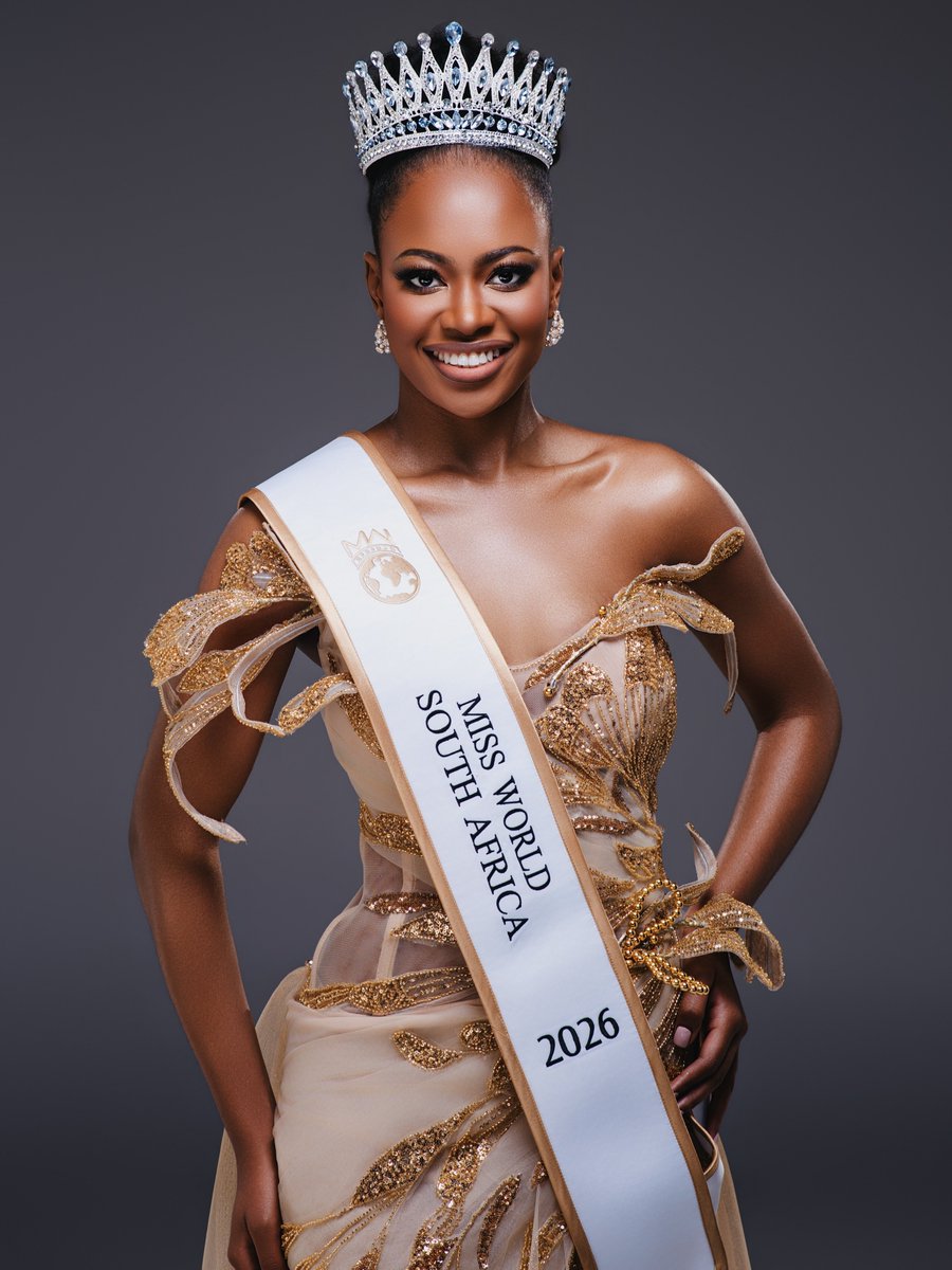 Musa_Khawula's tweet photo. Romanda Hombir (27) wins Miss World South Africa 2026. https://t.co/xXmuQhpTAM