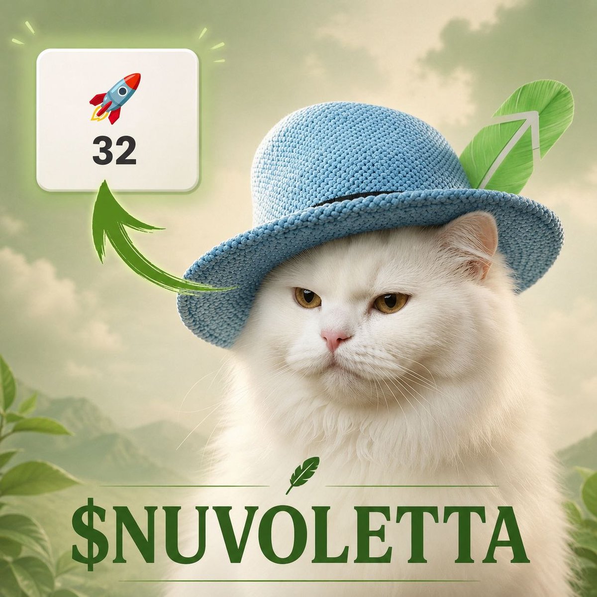Iwillmakeitfr's tweet photo. @RHdotfun Robinhood bull run loading 🚀

$NUVOLETTA — the original Vlad Cat is built for this 🐱����

CA: 0xc0eecE5BABE870a940219519F37d3Dd632d68122 https://t.co/WivchvIgqc