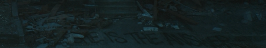 Sterbbin's tweet photo. show only #iwtv fan here but am I reaching or is the S covered in "She" and now showcases it as "He is the answer" https://t.co/lO0B8YyP0z