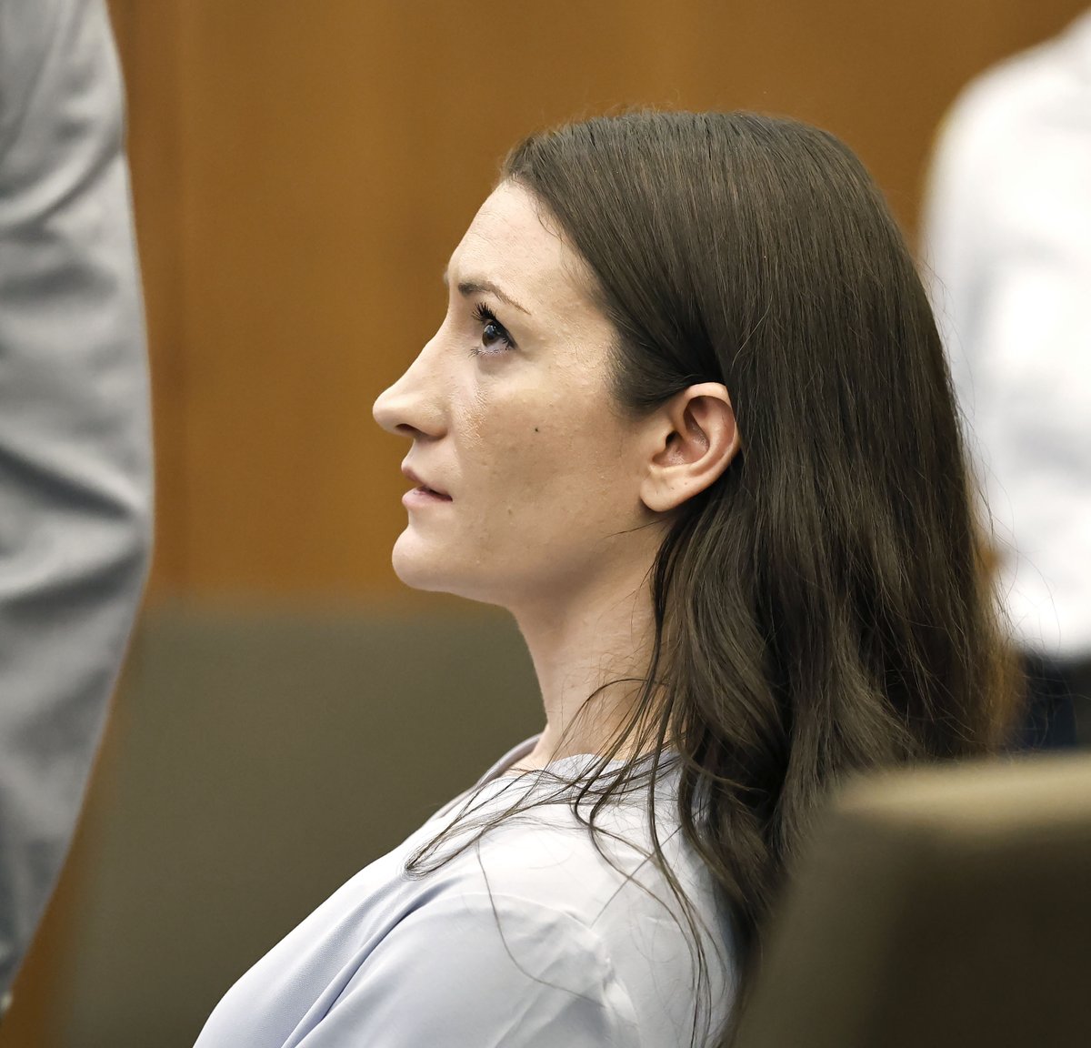 NateNewsNow's tweet photo. Jury selection begins this morning in Lindsay Clancy's trial. She's the Massachusetts mother accused of killing her three children and then jumping out of a second-story window to end her life.

She survived and she's not denying she committed the acts, but says she should not be held criminally liable because she was suffering postpartum psychosis.  

Her husband, Patrick, is standing by her and will testify on her behalf.

My colleague Grace is in the courtroom providing updates. The judge is not allowing livestreaming of jury selection, but some of the proceedings were televised this morning and we have a feed going.  

Pool photos: Greg Derr/Patriot Ledger

Video feed: https://t.co/JwuGLhgAW8

#lindsayclancy