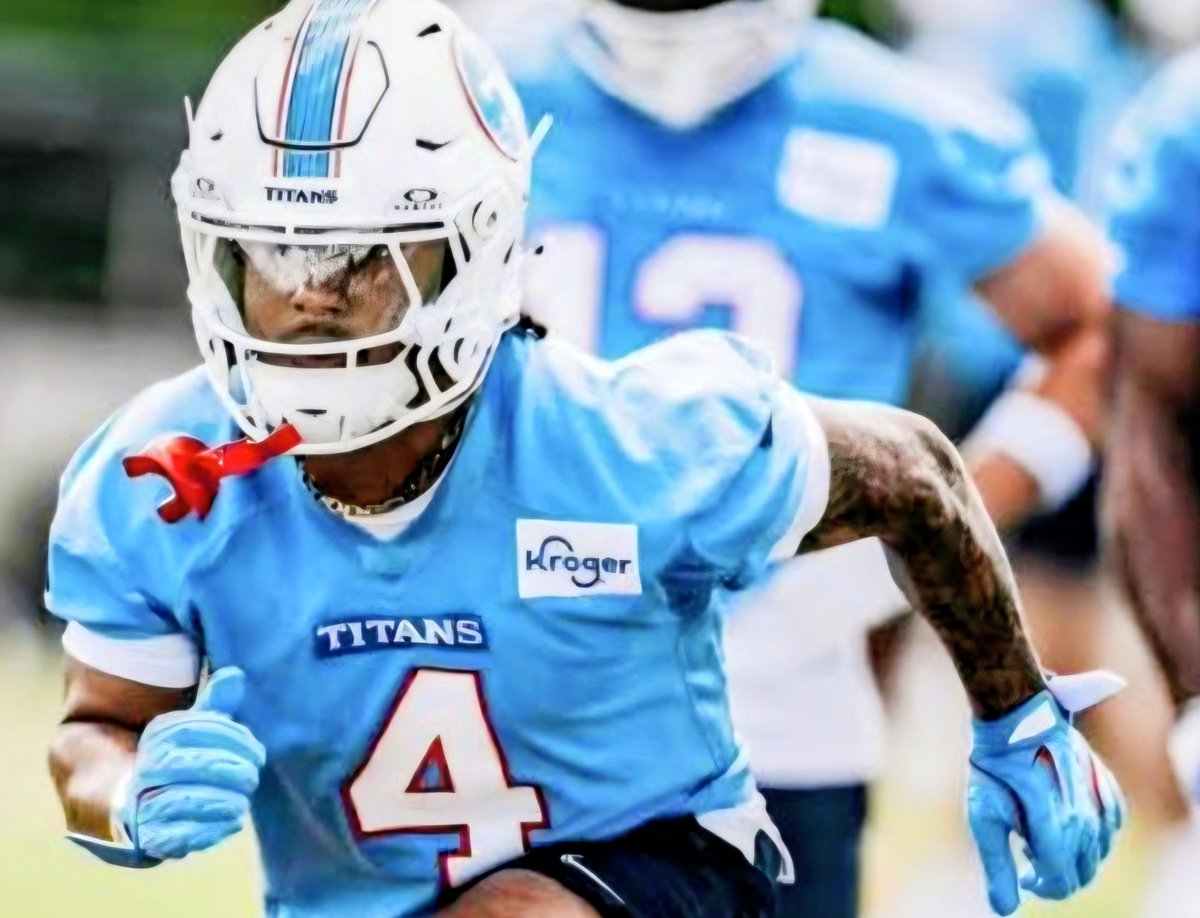 theGLgrind's tweet photo. Wan'Dale Robinson signed a $70m contract with the Titans after spending four years with the Giants. He's coming off his best season as a pro with 92 grabs, 1,014 yards and 4 tds in 2025.

While he may not become the WR1 with Carnell Tate in town, his ability to win from the slot should make him a nice security blanket for second year QB Cam Ward.

He's looking like a nice value pick currently listed as the WR45.