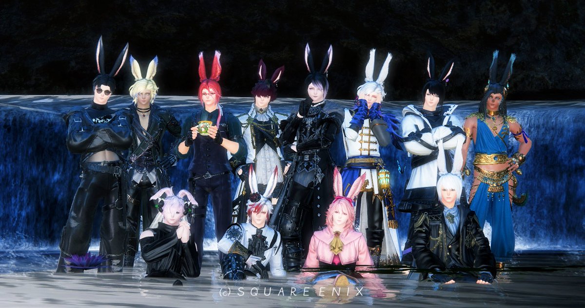 Pyro_FF14's tweet photo. 交流会夜の部に参加して来た
個性の塊うさぎ達、面白かったꪔ̤̮ˊ˗
#Usao_Chill_Time https://t.co/cqaZOQmYOB