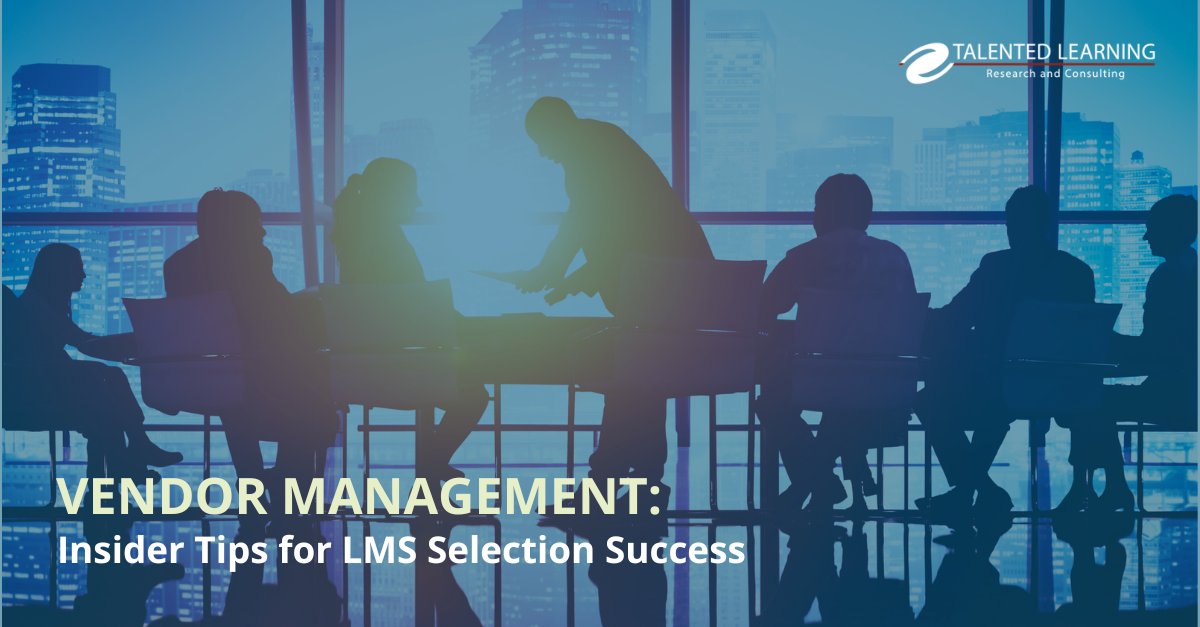 JohnLeh's tweet photo. When choosing a #learning platform, how does vendor management shape your success? Why should you care?

I started in #LMS sales, so I see both POVs. And I'm spilling secrets about how to get better outcomes by managing vendors more effectively ➡️https://t.co/dhbmDFVG4Z

#B2B https://t.co/mRLHb6c9xx