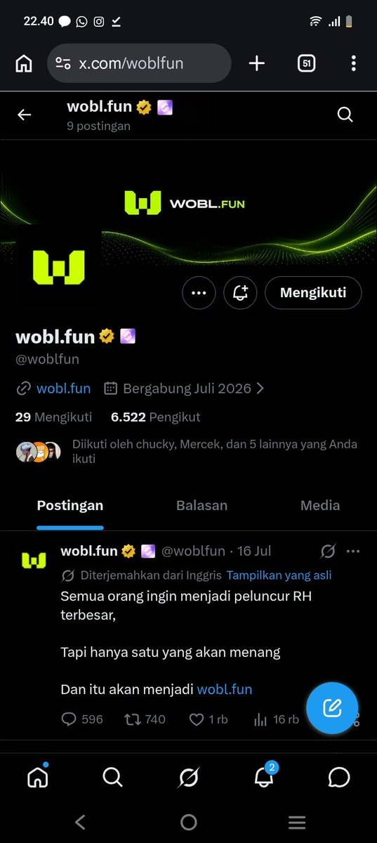 XmieenZ's tweet photo. @ZaraCrypt0 @woblfun done wml https://t.co/MO0LTQ0OmO