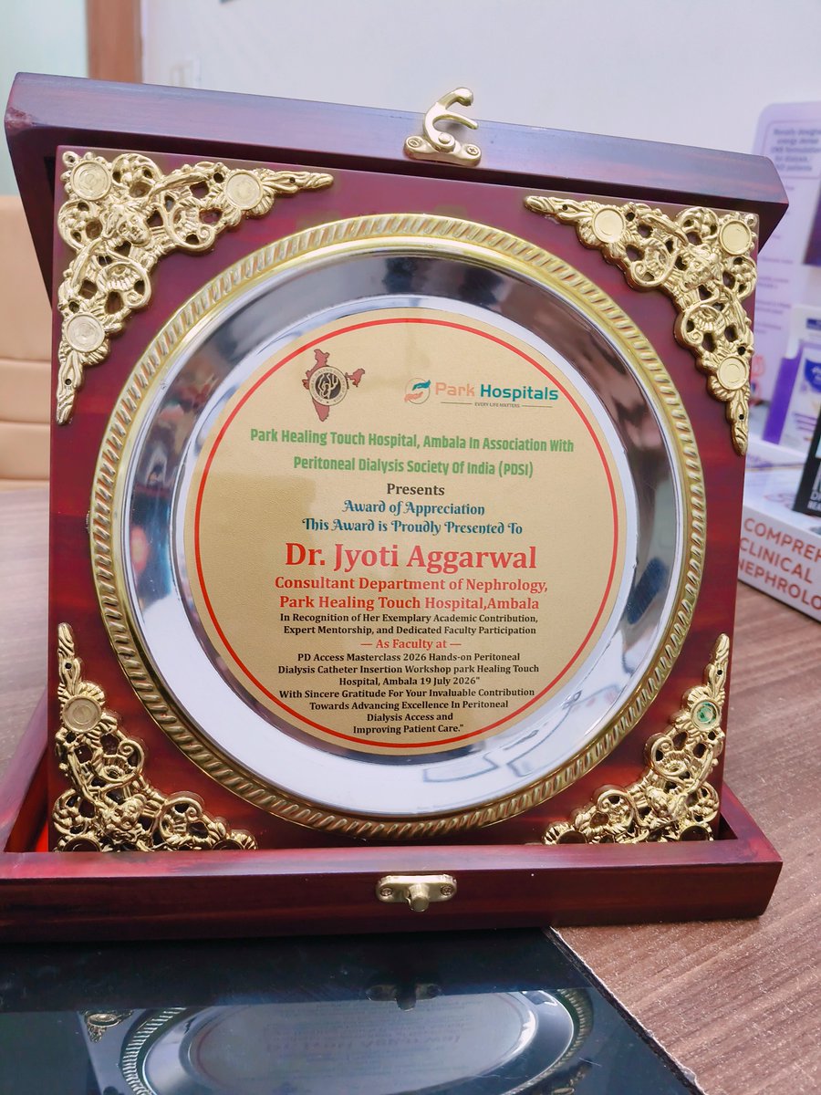 Agarwalja_Aiims's tweet photo. Milestone in Peritoneal Dialysis Excellence 🌟
We’re proud to share that at Park Healing Touch Hospital, Ambala, in collaboration with the Peritoneal Dialysis Society of India (PDSI), our PD Access Masterclass 2026 was a resounding success!
#PDSI #dialysis #kidney https://t.co/zZ3CExuCN2