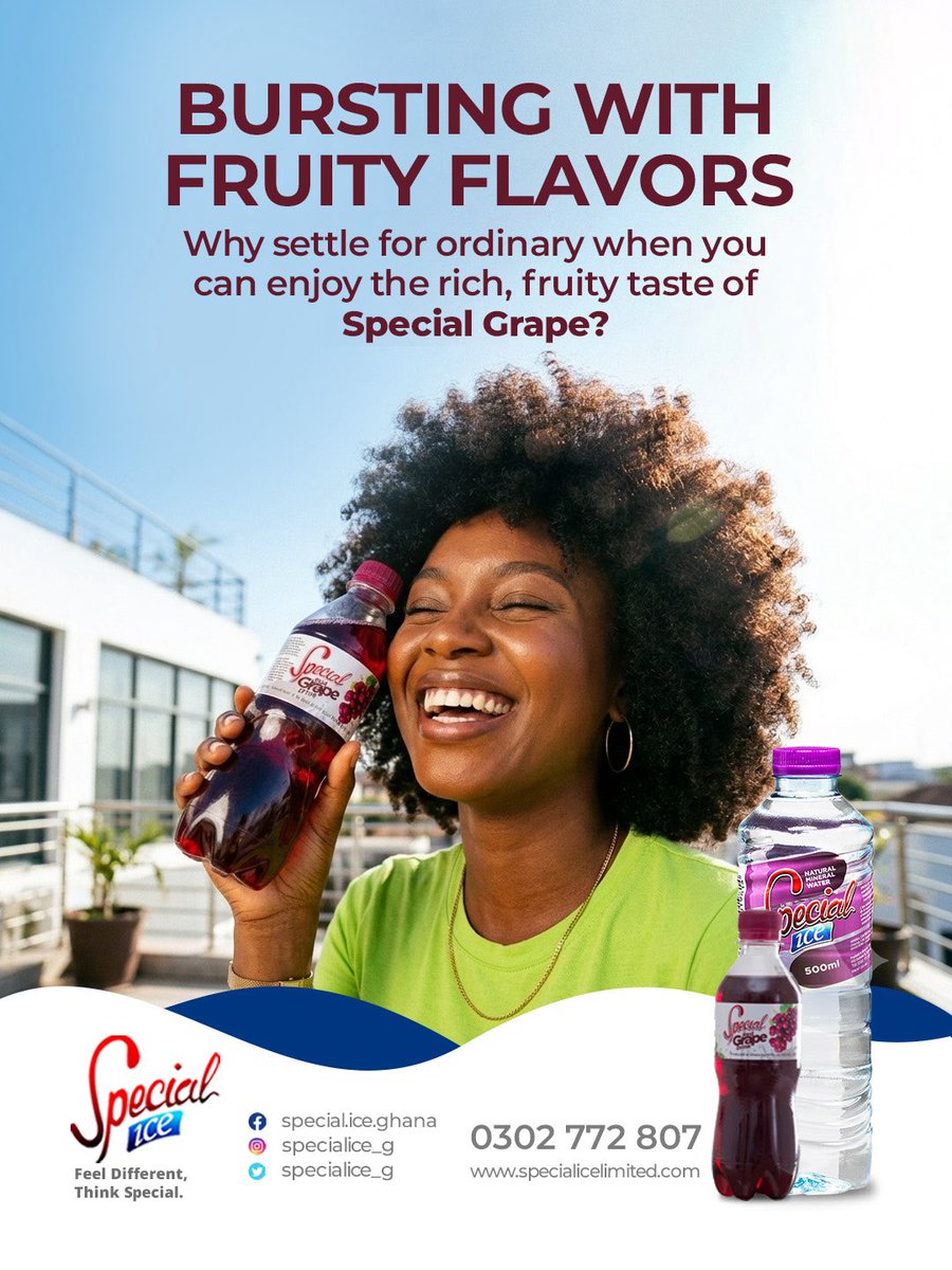 SpecialIce_gh's tweet photo. Every sip delivers a delicious burst of grape flavor that refreshes your taste buds and brightens your day.

Enjoy special moments with Special Grape!

#SpecialGrape 
#RichFlavor 
#TasteTheDifference https://t.co/z7n1T6UaTh