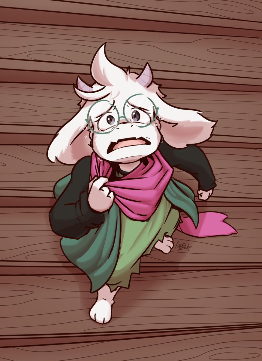 azenzeph's tweet photo. * YOU THINK I WANT IT TO BE LIKE THIS!?

#deltarune #ralsei https://t.co/d91hLZTmun