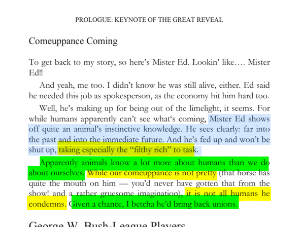 sillymickel's tweet photo. *PLANETMATES: The Great Reveal* (2014) by Michael Adzema. KEYNOTE 1, p. 7

🧵Click panel below for Thread, complete book

or, for kindle: https://t.co/sNz1yVBi0Y

🧵👇 💡📚💙 #PL🐒 #Planetmates 🐒 #PLKeynote1 📖 #TruthWarriors ❕ #psychology ☮️#anthropology🐵 #devolution🐵 #evolution #revelation #apocalypse #Patriarchy 🧟‍♂️ #Civilization 🧟‍♂️ #birth 🐉 #Consciousness 💡 #Culture 🧟‍♂️ #perinatal 🐉 #RainbowWarriors 🦋