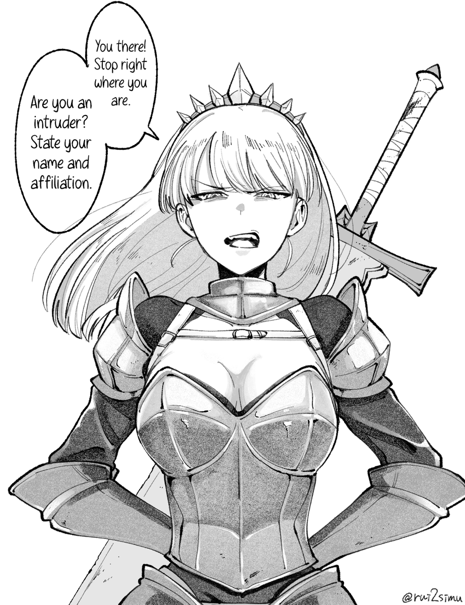 Player1_Please's tweet photo. The Nearsighted Knight (1/2)
Eng ver, please support the artist if you like their works, thank you💖 https://t.co/2V3wZlTep7