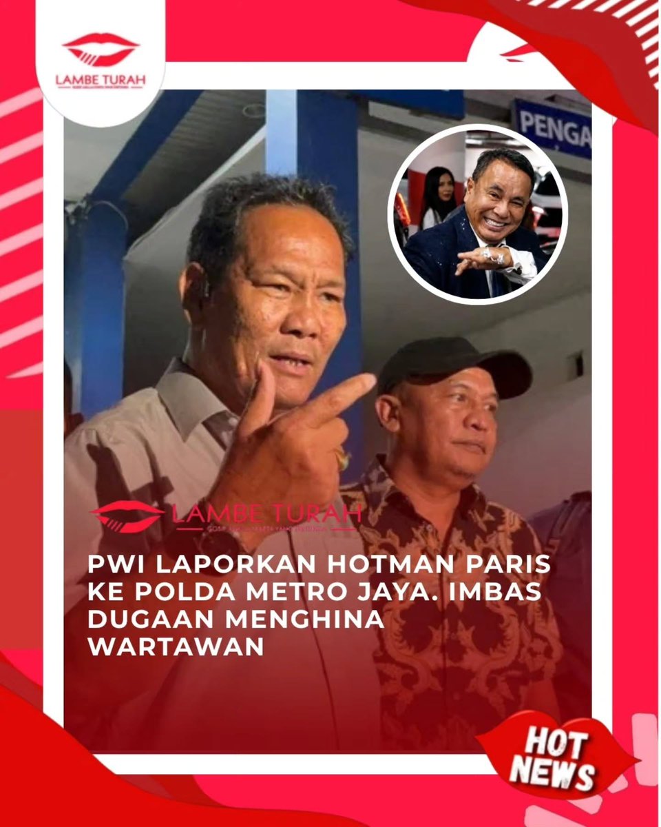 P3gEl's tweet photo. PWI laporkan Hotman ke Polisi, wah masih lanjut ni🙄 https://t.co/uIVq7cMj7v