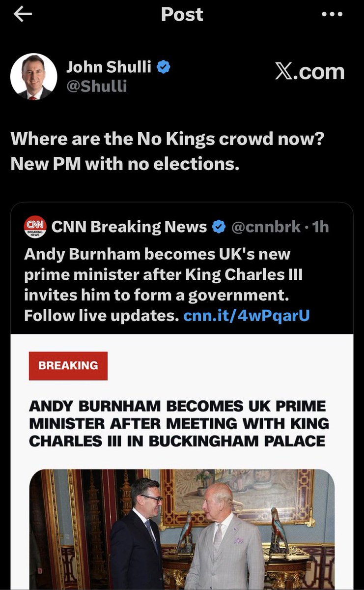 ReaganCaucusDE's tweet photo. Self proclaimed UK expert John Shulli reveals he might not know how Parliament works.
Working at US European Command on the UK desk - He should’ve gotten this information.
So is he ignorant or does he just think his supporters are?
#Delaware #election2026 #TheMoreYouKnow https://t.co/zFnPTg7cMY