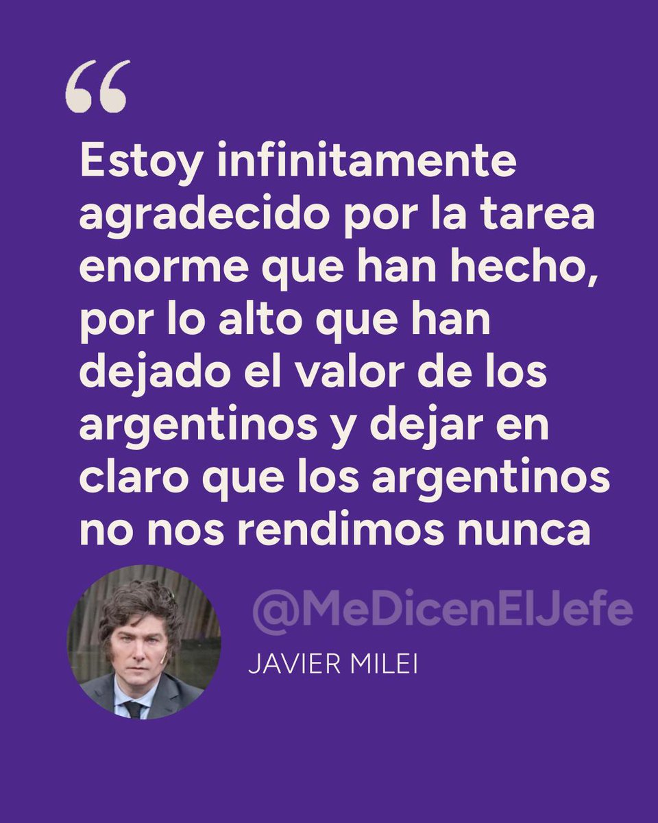 mediceneljefe's tweet photo. GRACIAS SELECCIÓN ARGENTINA!!! https://t.co/hUPQorJHcc