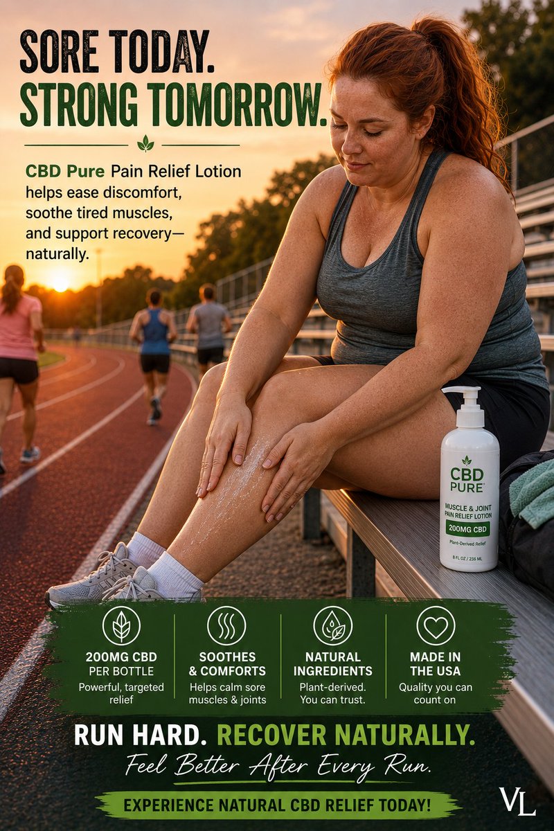 2trytoo's tweet photo. Ease Muscle Soreness Naturally with CBD Pure Pain Relief Lotion. Don't let sore muscles slow you down. Experience natural CBD recovery with CBD Pure today.
https://t.co/FHWKetPmnO
#cbd #cbdhealth #cbdhealth #painrelief #wellness #ad https://t.co/Ot9FxFknFe