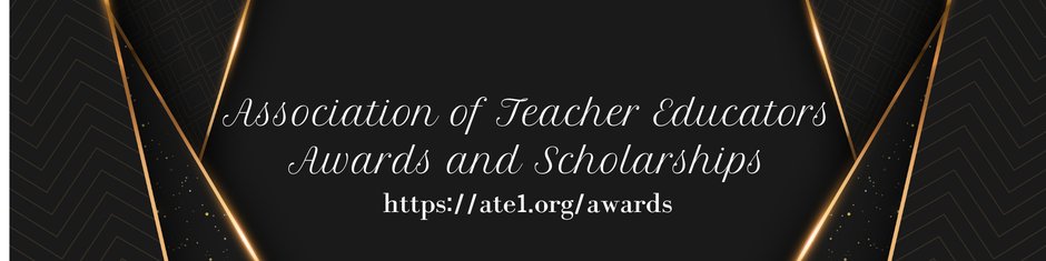 AssocTeacherEd's tweet photo. Applications and Nominations for ATE's Awards and Scholarships are due September 15th. https://t.co/oESZrGFs7b. #teachered #highered #collegeofed #excellenceinteachered https://t.co/hsyUQVbBPM