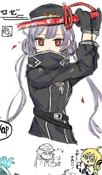 yoruno_tori3's tweet photo. 自由帳さんの絵チャの第２陣で描いたロゼです。 https://t.co/61L1Ux7AVu