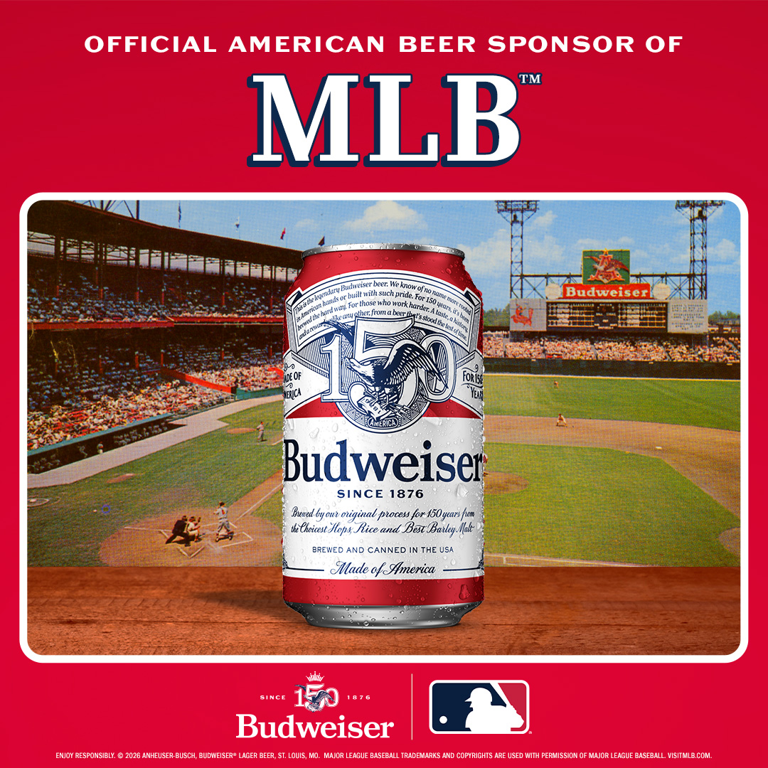 matesichbeer's tweet photo. Nothing says summer like beer and baseball. 🍺⚾
Crack open a cold Budweiser and cheer on your 
favorite team.  #Budweiser #ColdBeer #MLBFans https://t.co/NuJHNTdYb2