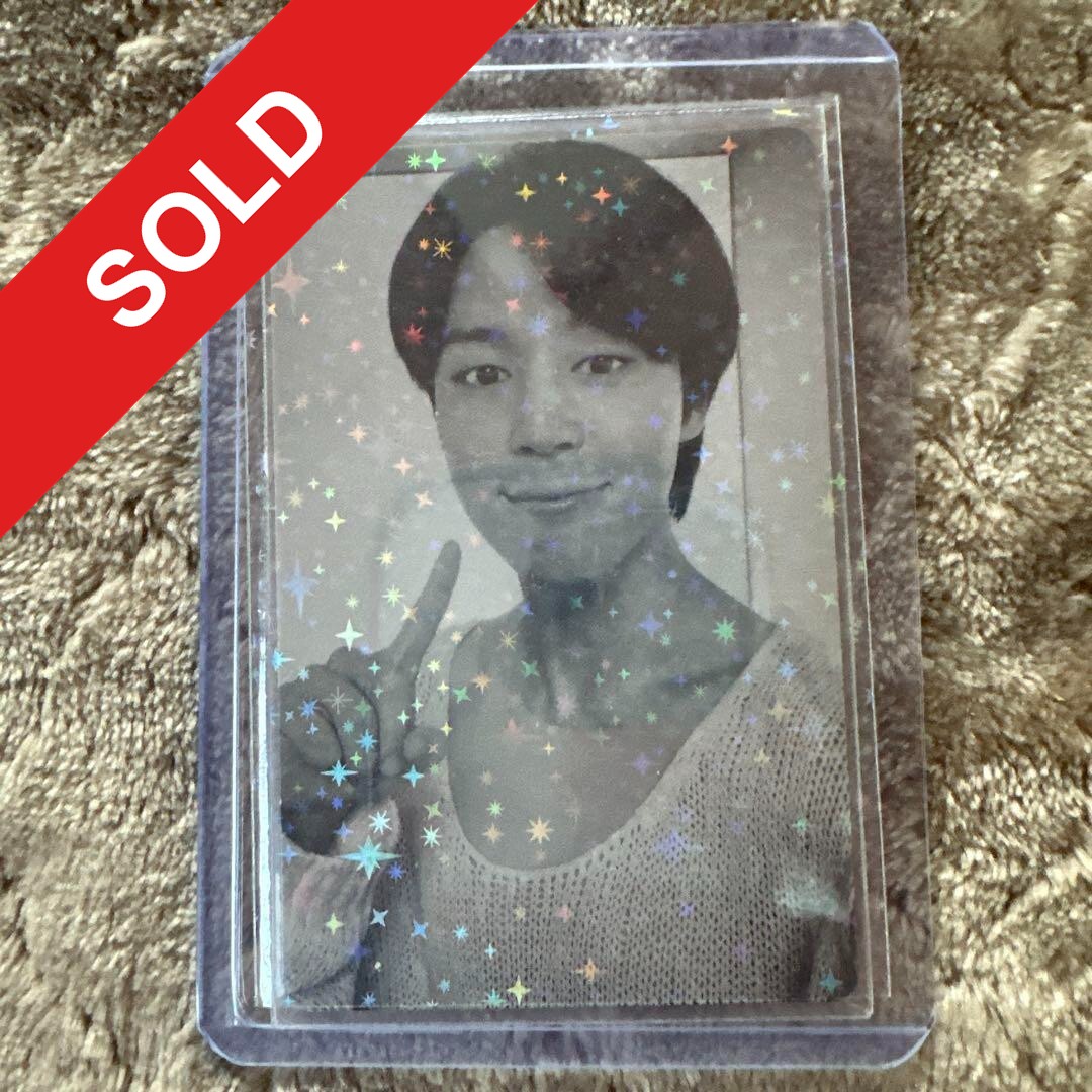 BTS Jimin FACE Japan JPFC Limited Edition Lucky Draw Elected