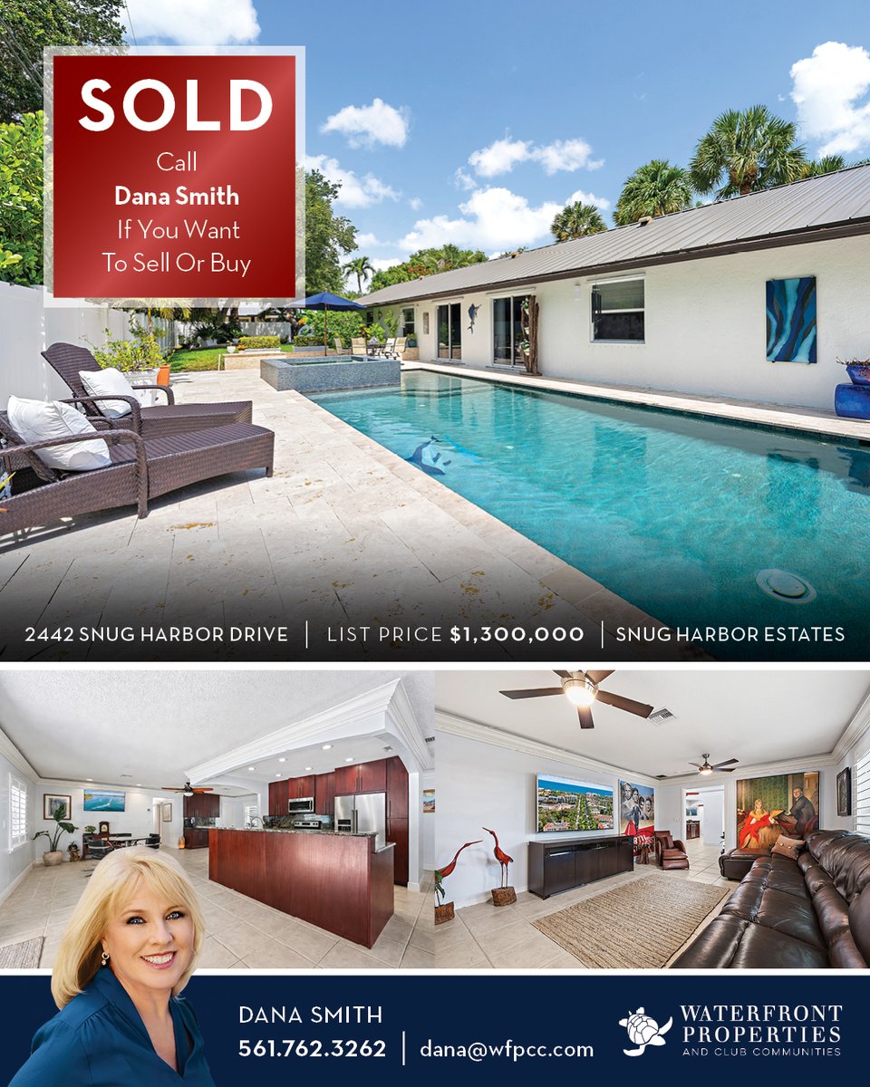LuxWaterfront's tweet photo. ๐SOLD๐
Congratulations to Dana Smith on another #happyseller! She sold this home in only ONE DAY!
๐ฒ Contact Dana Smith at 561-762-3262 for all your #luxuryrealestate needs!
#palmbeachgardensflorida #palmbeachcountyhomes #southfloridahomes #luxuryhomes #workwiththebest https://t.co/TZlrMtdq8v