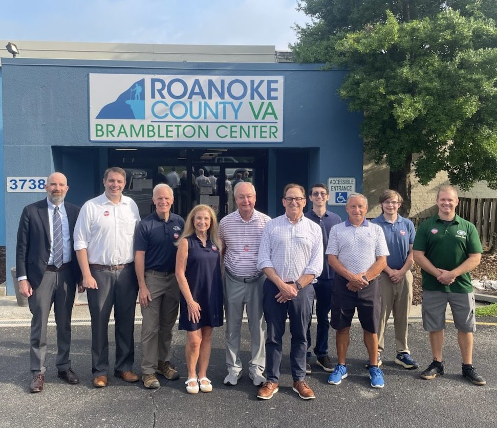 DRSuetterlein's tweet photo. Enjoyed all the conversations over coffee with Delegate @JoeforVA McNamara and friends at Brambleton Center this morning before and after casting my own primary ballot. A number of folks shared their concerns about mass surveillance cameras, data centers, and taxes. https://t.co/rPRczai4yC