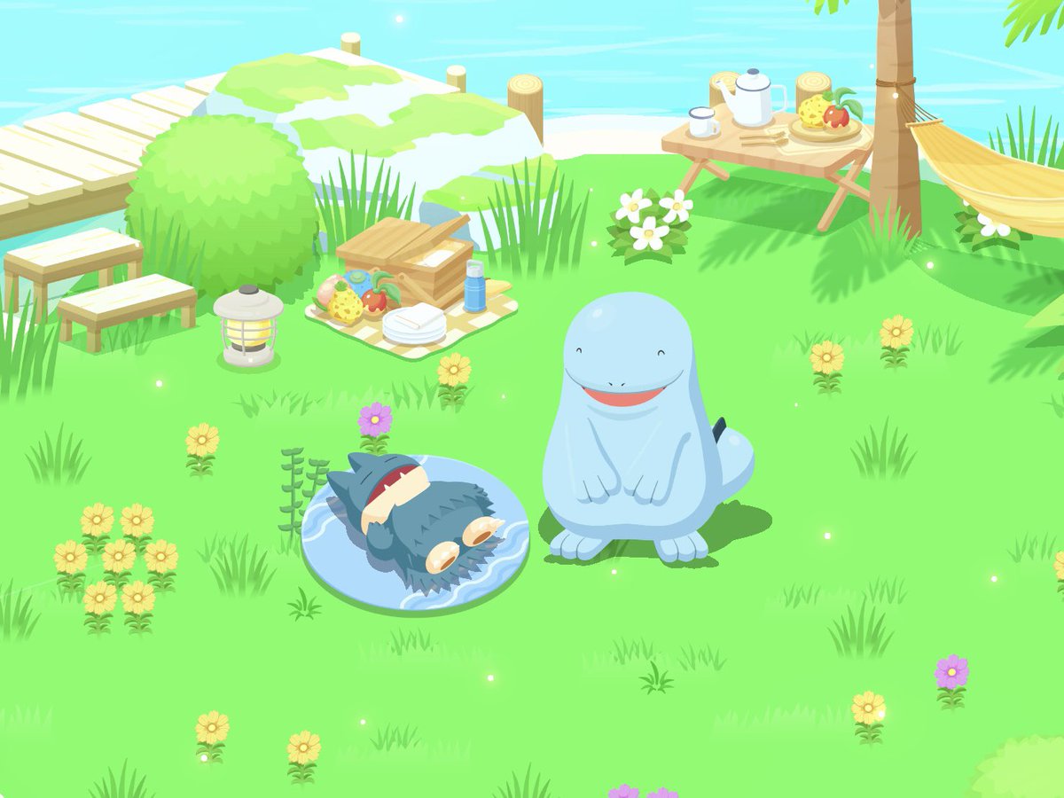 onakanouene's tweet photo. #ポケスリ3周年をみんなで 
遅刻しちゃいましたが、ポケスリ3周年おめでとうございます！！🥳🎉
ここ1年はサボりがちだったけど、なんだかんだ3年も続けられていることに感動！🥹✨
新しいポケモンや機能には、毎度ワクワクしています💓

4年目も皆さんといっしょに楽しんでいきたいです♪🌟 https://t.co/fpzD1tZXwl