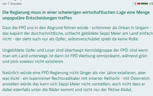 SytemKritiker's tweet photo. #Standard #HassUndHetze
#Kickl = lupenreiner Rechtsradikaler 🤔😵💫🤦
Also falls sich irgendwelche Schlaumeier bezüglich der Umfragewerte wundern.... https://t.co/3OWCUwpTgL
