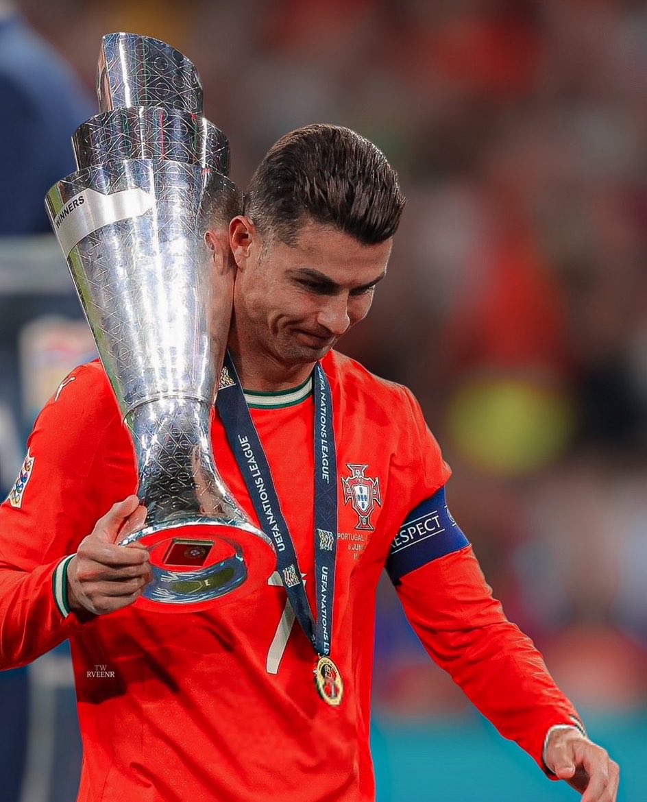 CRonaldoNews's tweet photo. Beating Spain in a final isn’t for everyone.  🏆 https://t.co/ibQmJMfJ6c