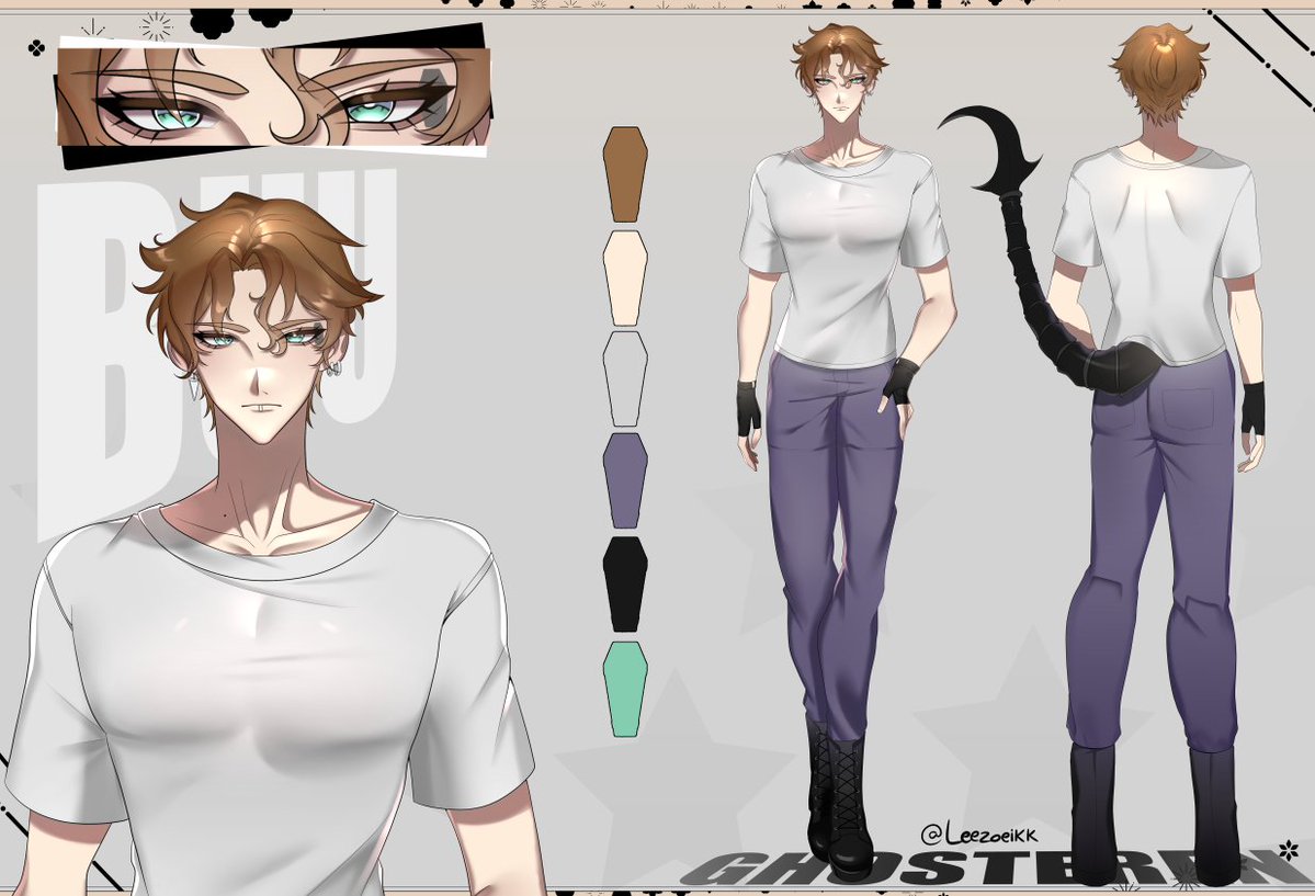 BuuGhosteren's tweet photo. 💀SAIU DO FORNO 🦂
Definitivamente um dos Ref Sheet mais lindos que eu ja comissionei até hoje !!
🎨: @leezoeikk
#vtuber #vtuberbr #artbr #pngtuber https://t.co/01wjmVOkqE