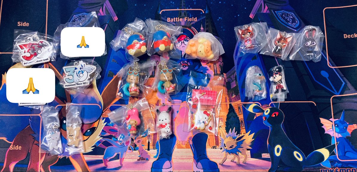 sharu624's tweet photo. 【交換】
ガチャ  サンリオ ディズニー めじるし ポケモン

譲）画像参照
メタルチャーム/のんたん/アロハ スイング/
ズートピア2/ディズニー SUMMER/手作りおやつチャーム/わんわんパラダイス

求)ヨッシー(卵含む)
緑/ピンク/青/水色/グレー/紫

複数提供可能ですが要相談

郵送、名古屋手渡し https://t.co/yWuzBfogH0