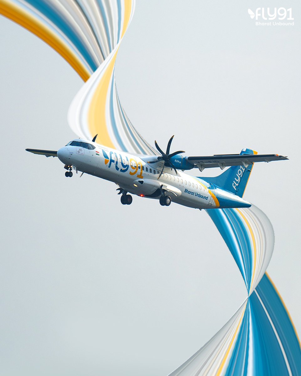 fly91_IN's tweet photo. Just sttreetchhingg our wings... 😉✈️ #atr72600 

Swipe to see!

#fly91 #atr #bharatunbound #planespotting https://t.co/gadE1Hxys5