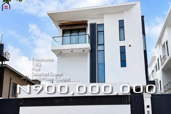 gtproperty1's tweet photo. A 5 Bedroom Detached Duplex with BQ, swimming pool, En-suite Bedrooms, Fitted Kitchen with washing machine, etc.
Price: N900m
Location: Lekki Phase 1, Lagos
For more info: https://t.co/BxJ4N9NMJs
Chat me on WhatsApp: https://t.co/ETyiQICmW5 https://t.co/GgFF86fPgR