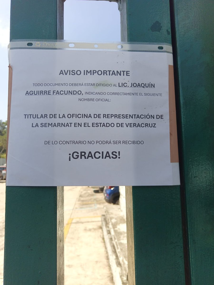 arrietager's tweet photo. @SEMARNAT_mx es válido que haga esto una oficina de representación? O sea, que a fuerzas quieran esas palabras? Acaban de modificar al encargado y mucha gente se entera de esto solo al llegar a la oficina en Xalapa, limitar los ingresos por esos detalles tiene sustento legal? https://t.co/2iQrnDKC1Y