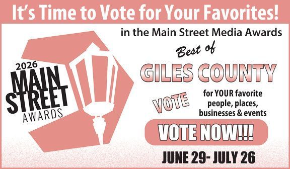 PulaskiCitizen's tweet photo. Time is running out ⌛ to vote for all your favorite Giles County area businesses, people, places and events in the 2026 Main Street Awards❗Vote through July 26th 😱
https://t.co/YI9MJl6nX3
#mainstreetawards #vote #favorite #bestof #pulaskicitizen https://t.co/1c8Bsy8n2S
