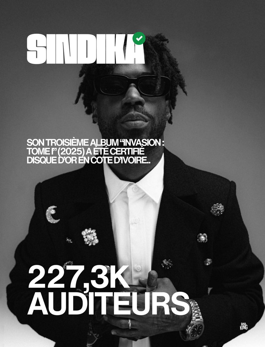 rapking634's tweet photo. 🚨BOOM| Le classement du top 10 des rappeurs ivoiriens sur spotify (auditeurs mensuels au 20 juillet 2026) https://t.co/AtEHLleZid