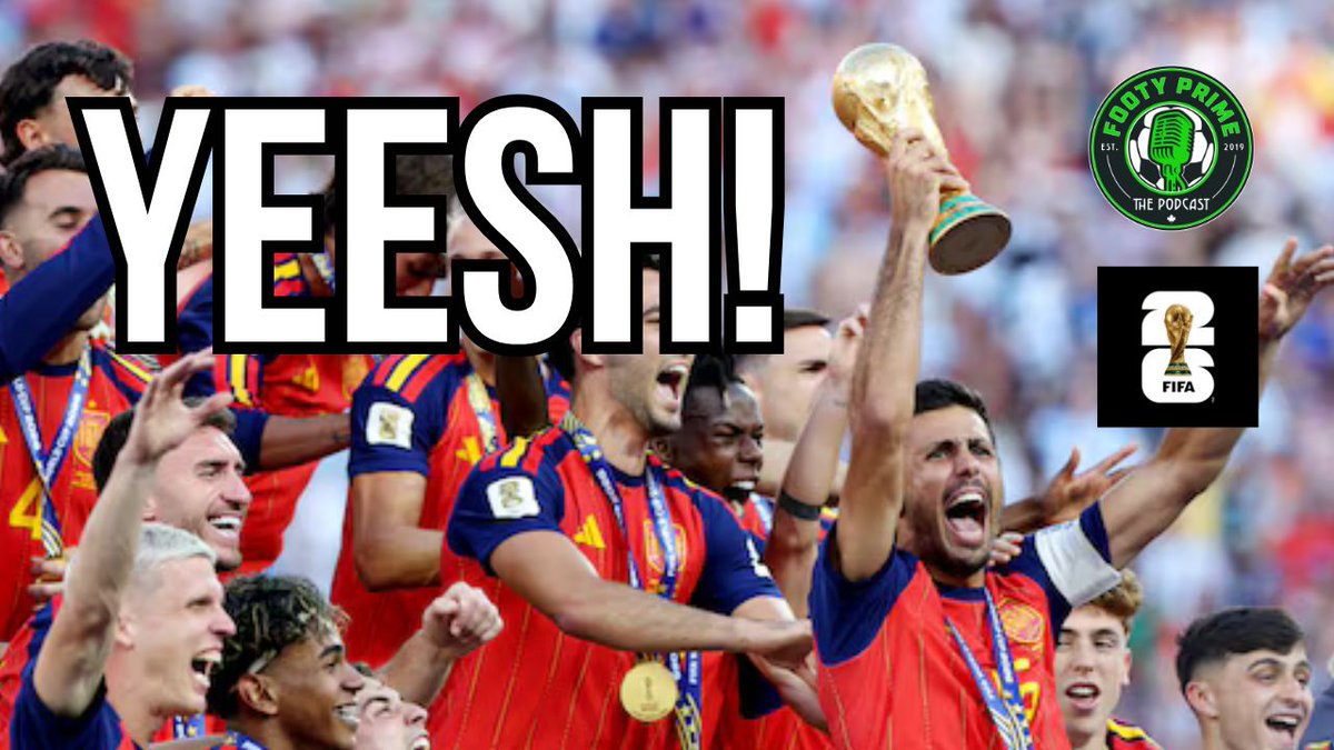 footy_prime's tweet photo. Yeesh is Right!

Spain Dominates, Argentina Provocates!  

@FIFAWorldCup Final Takeaways!

GET IN!

https://t.co/1gPSr36kVU

Full Pod w/More Laughs and Cynicism!
https://t.co/m9k5XffTqw https://t.co/MC0ZqiLBeG