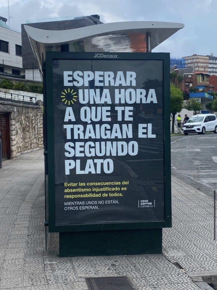 _PabloFdez_'s tweet photo. Esta campaña de la patronal es sencillamente vomitiva. 
Ya está bien de querer criminalizar y pretender denostar a los trabajadores.

Es una VERGÜENZA. https://t.co/3eYVEEf6DF