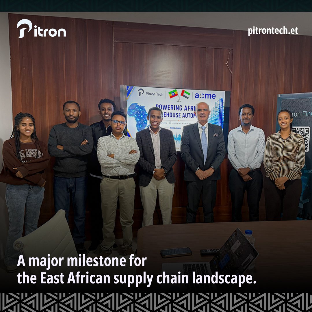 pitron_tech_sol's tweet photo. Excited to announce the strategic partnership between Pitron Technology Solutions and ACME Intralog to drive the future of warehouse automation across Ethiopia and East Africa.

#PitronTechnology #ACMEIntralog #WarehouseAutomation #ERP #WMS #SupplyChain #Logistics # https://t.co/Mxx8M6cQDU